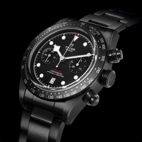 tudor e allblack|tudor black bay chrono dark.